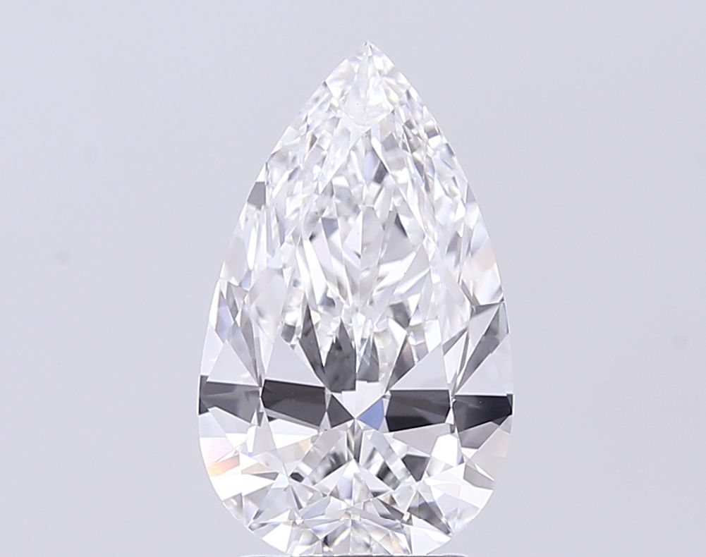 3 Carat E-VS1 Pear Lab Diamond