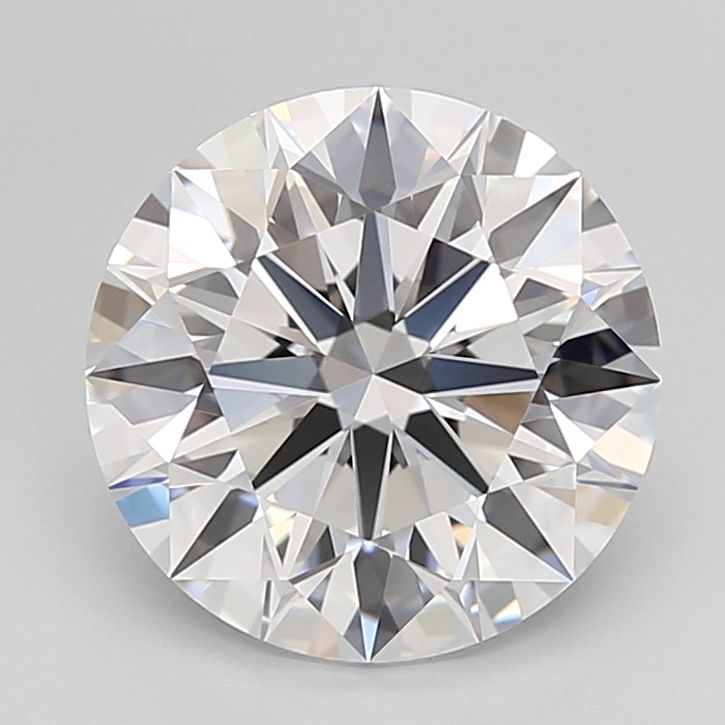 3.42 Carat D-IF Round Lab Diamond