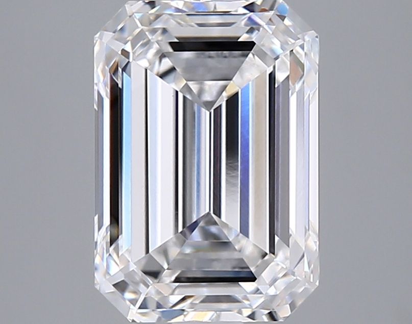 3.04 Carat D-VVS2 Emerald Lab Diamond