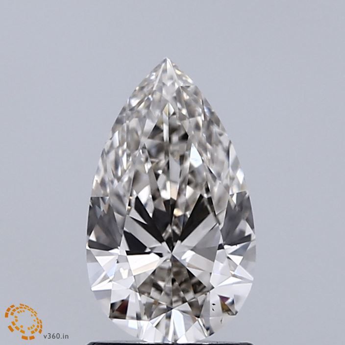 1.11 Carat H-VVS2 Pear Lab Diamond