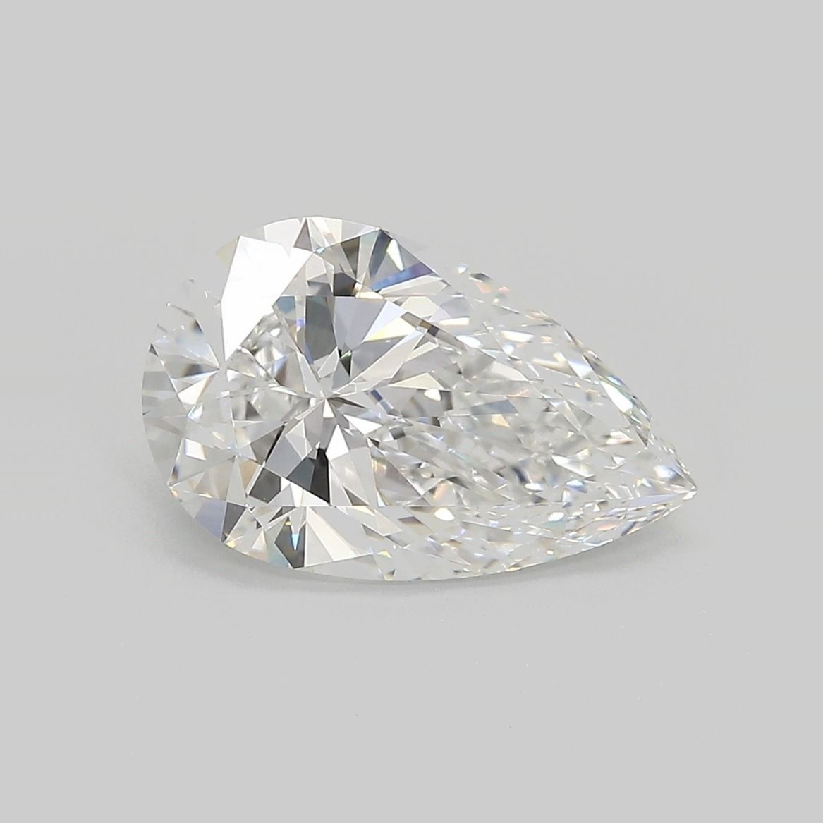 3.06 Carat D-VVS2 Pear Lab Diamond