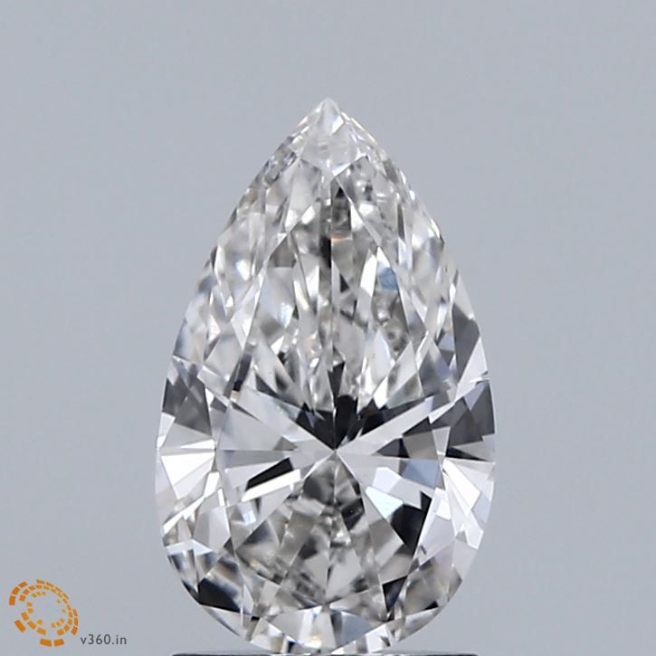 1.30 Carat G-VVS2 Pear Lab Diamond