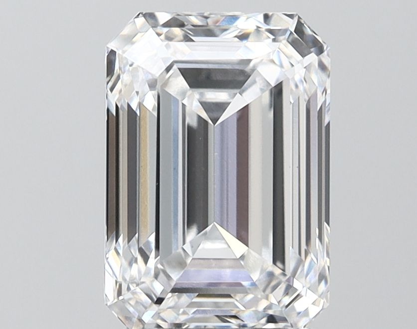 2.96 Carat D-VVS2 Emerald Lab Diamond