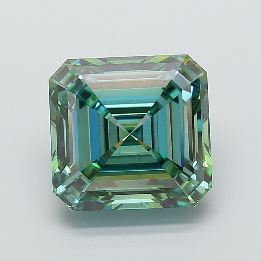 10.05 Carat Asscher Cut Fancy Green