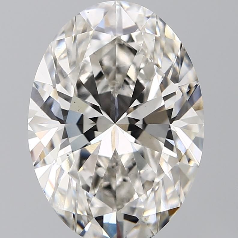 6.24 Carat H-VS1 Oval Lab Diamond