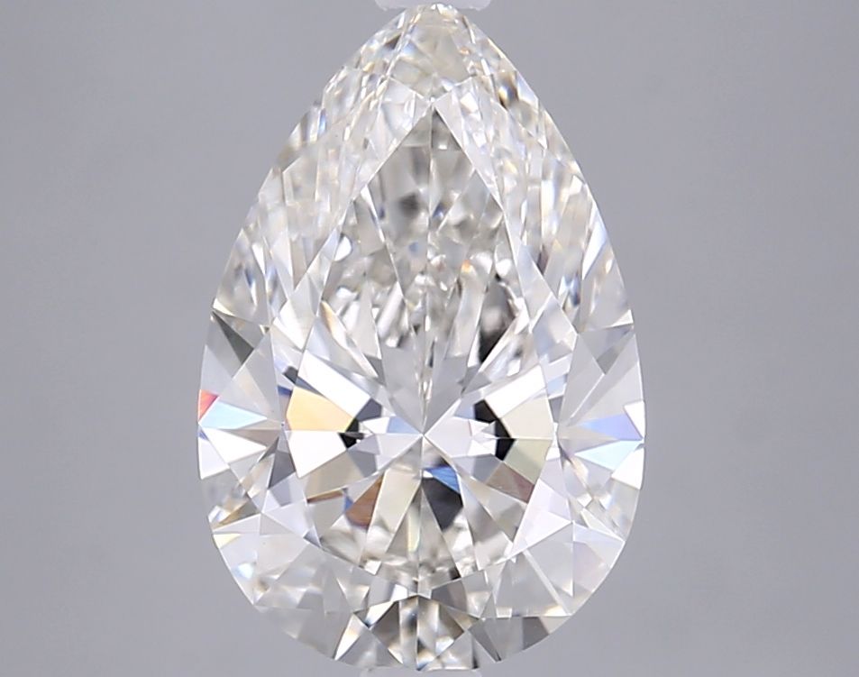 3.01 Carat G-VVS2 Pear Lab Diamond