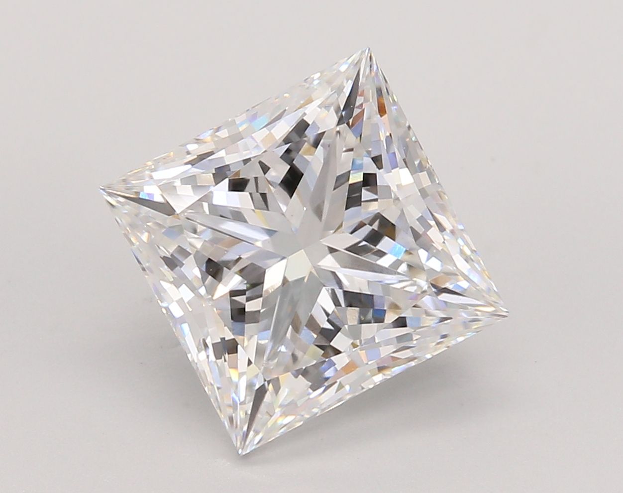 5.09 Carat E-VVS2 Princess Lab Diamond