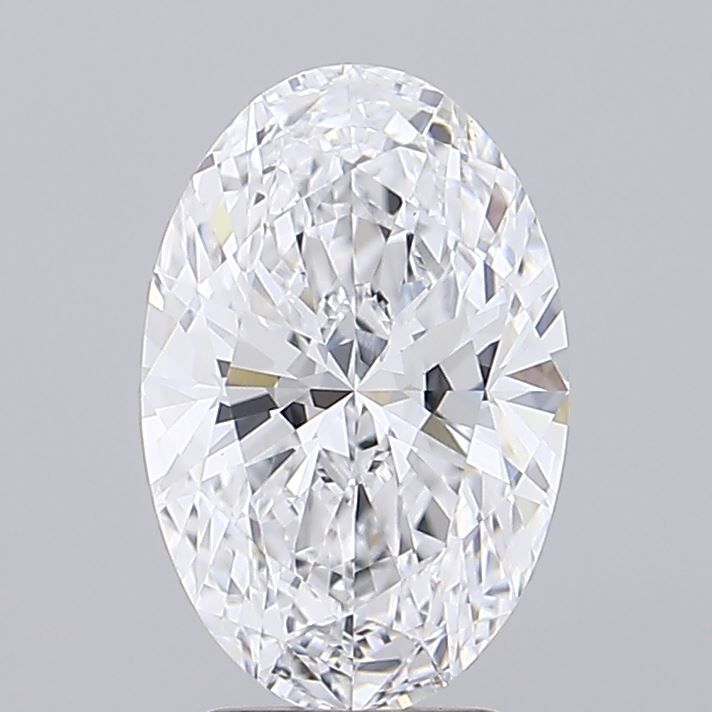 3 Carat D-VVS2 Oval Lab Diamond