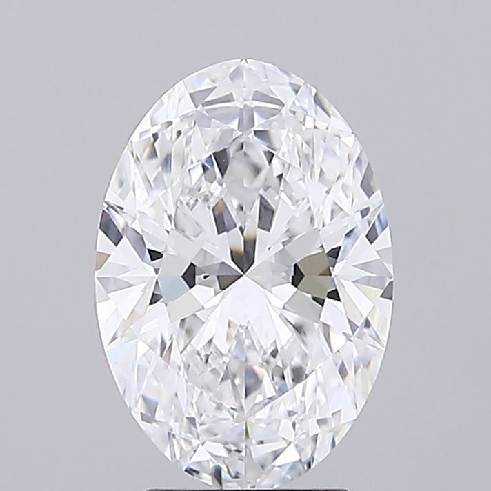 2.90 Carat D-VVS2 Oval Lab Diamond