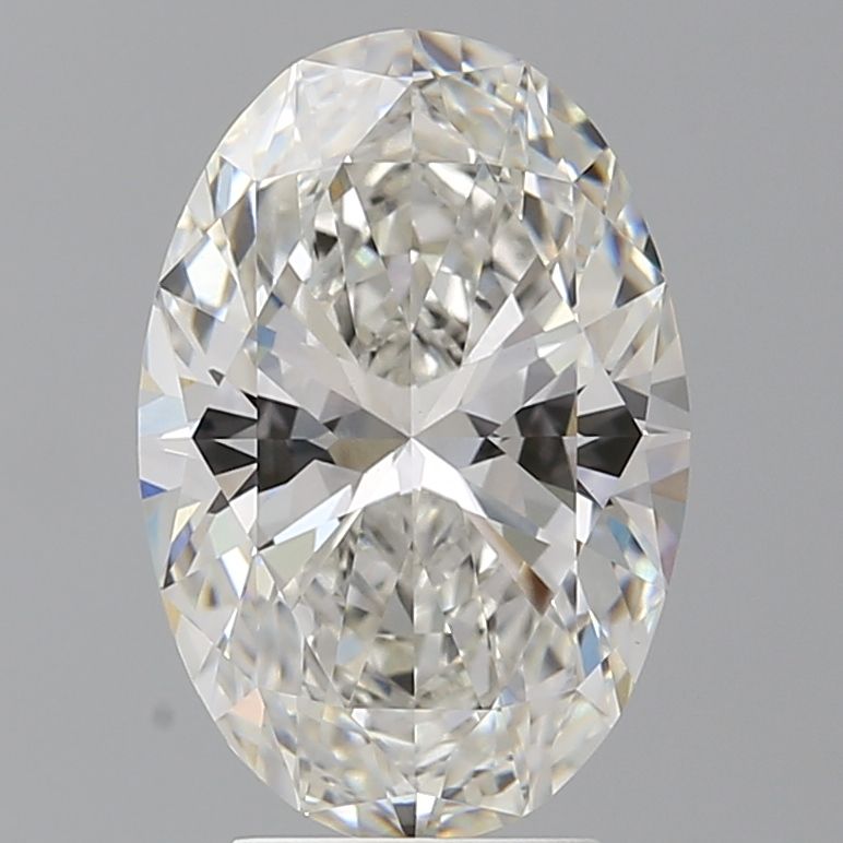 4.09 Carat G-VVS2 Oval Lab Diamond