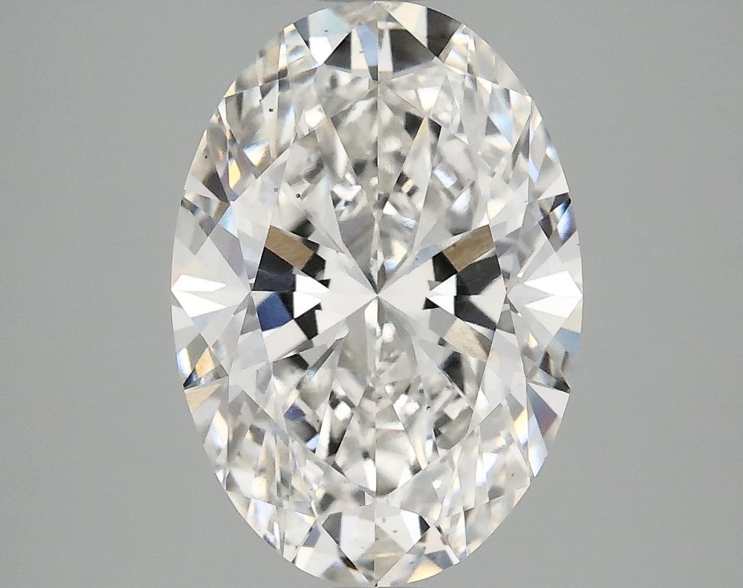 3.91 Carat F-VS2 Oval Lab Diamond
