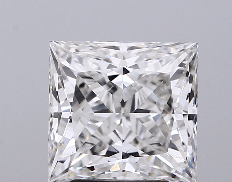 3.02 Carat F-VVS2 Princess Lab Diamond