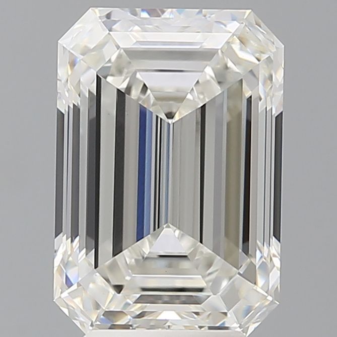 4.55 Carat F-VVS2 Emerald Lab Diamond