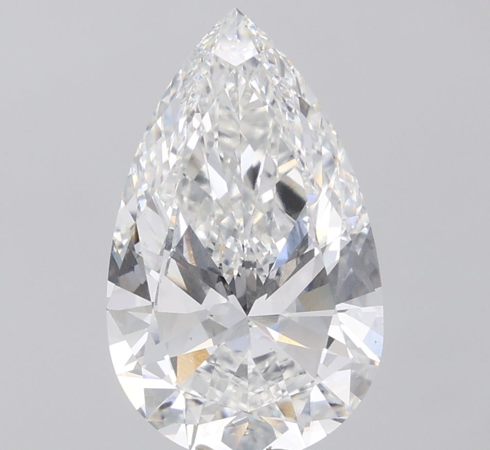 7.02 Carat E-VVS2 Pear Lab Diamond