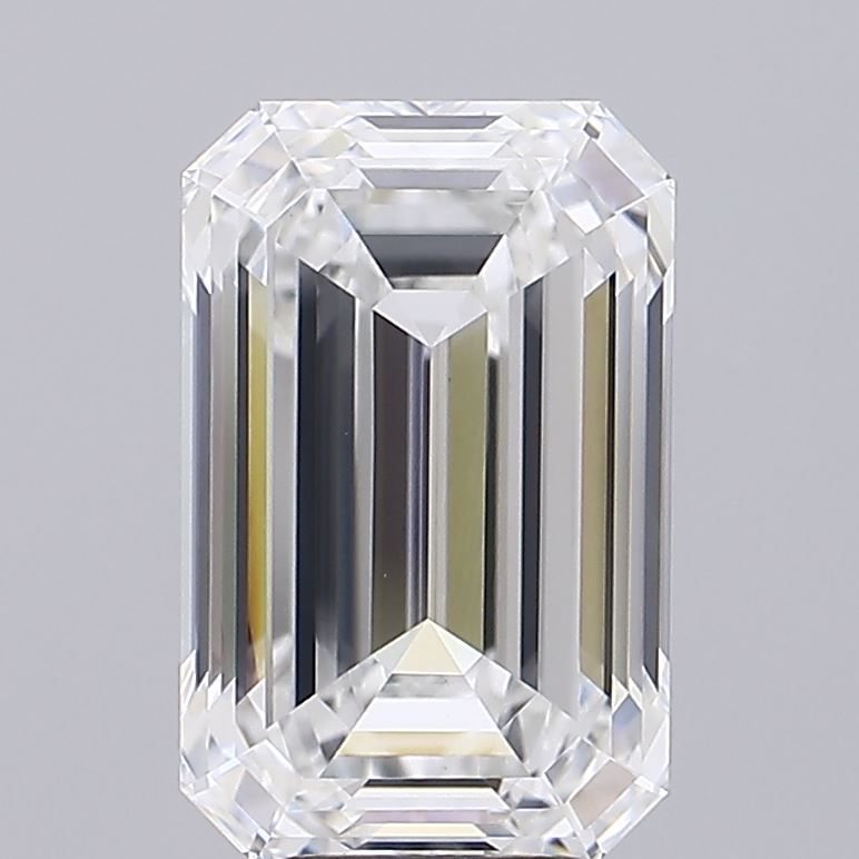 7.54 Carat F-VVS2 Emerald Lab Diamond