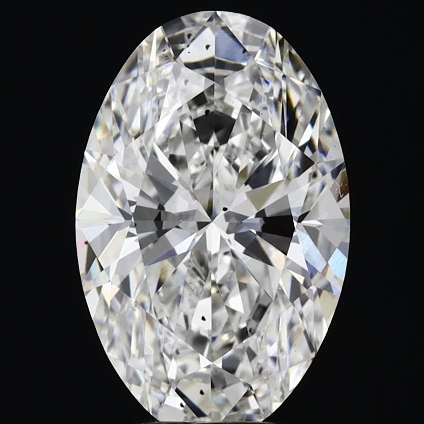 4.80 Carat F-SI1 Oval Lab Diamond