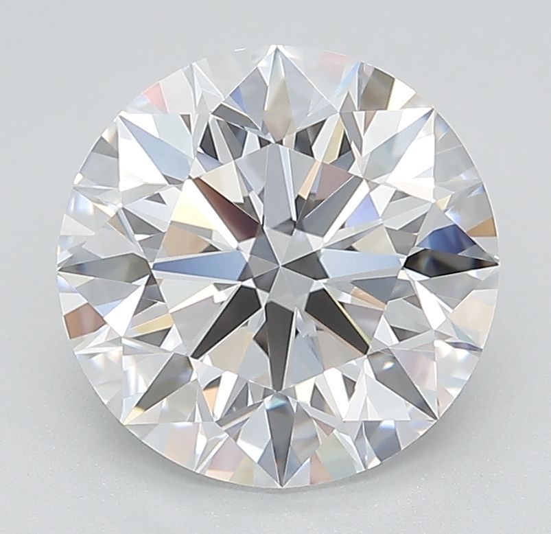 3.01 Carat D-VVS2 Round Lab Diamond