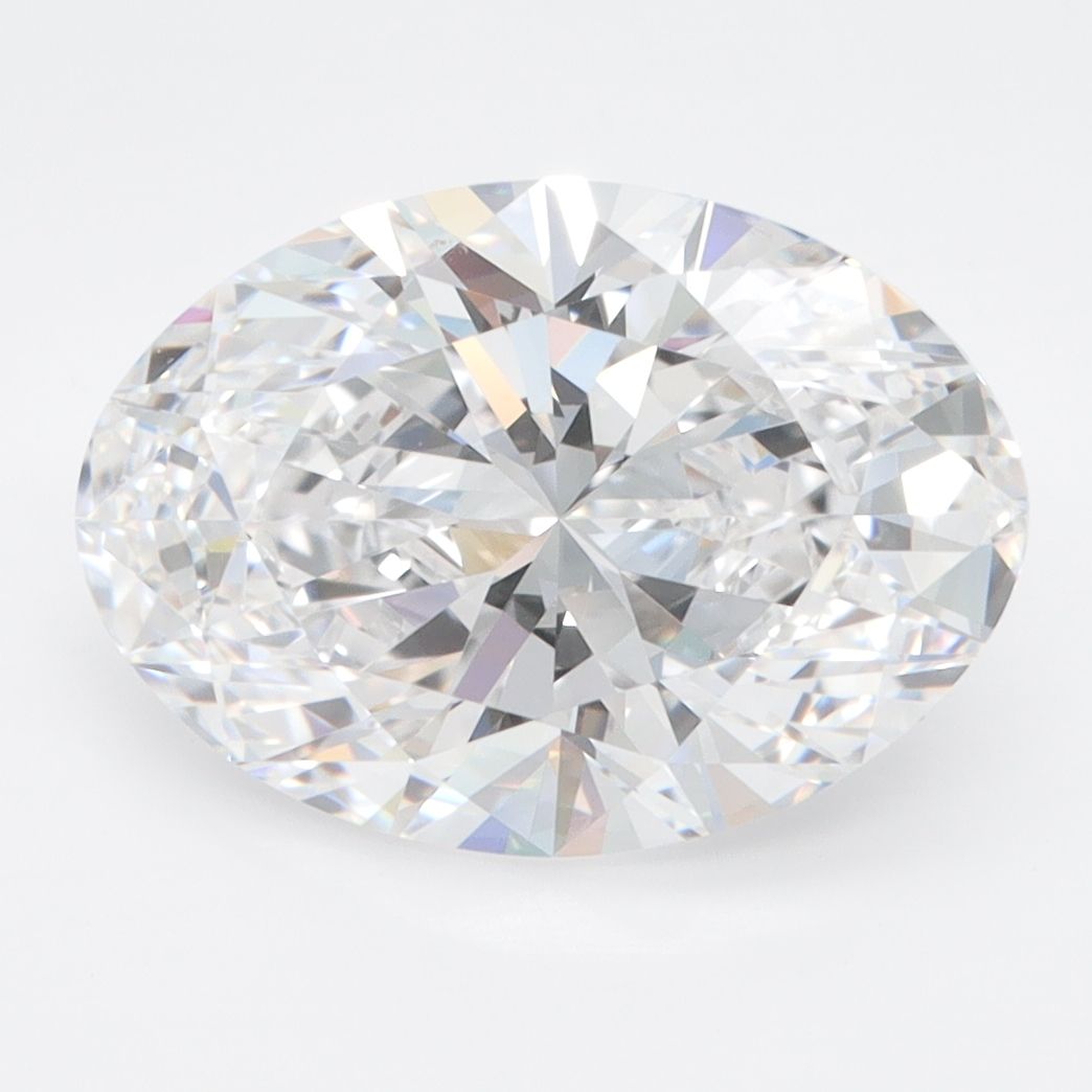 3.98 Carat D-VVS1 Oval Lab Diamond