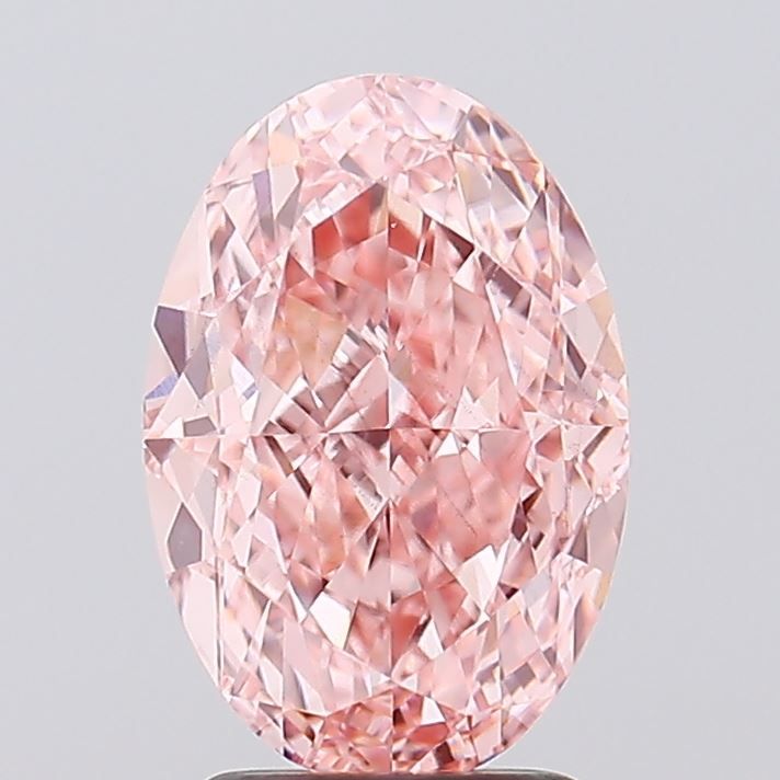 3.05 Carat Oval Cut Fancy Pink
