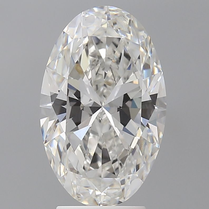 3.58 Carat F-VVS1 Oval Lab Diamond