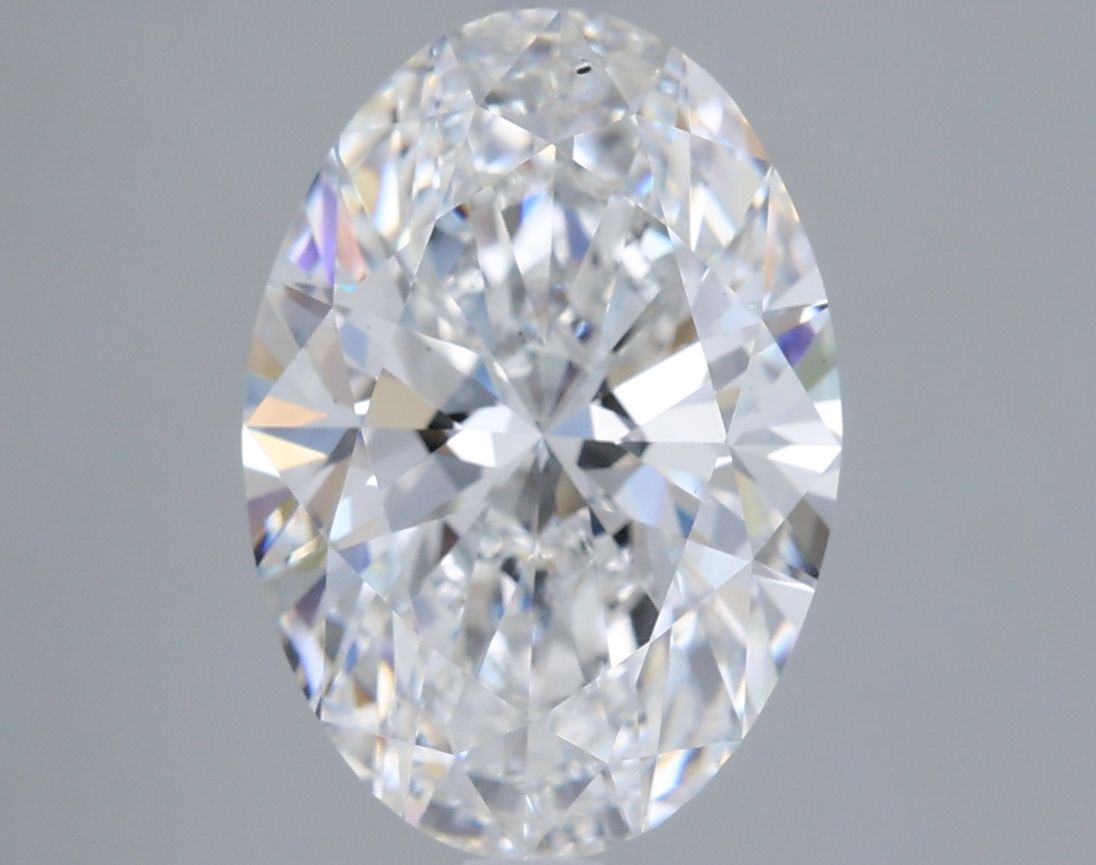 4.01 Carat D-SI1 Oval Lab Diamond