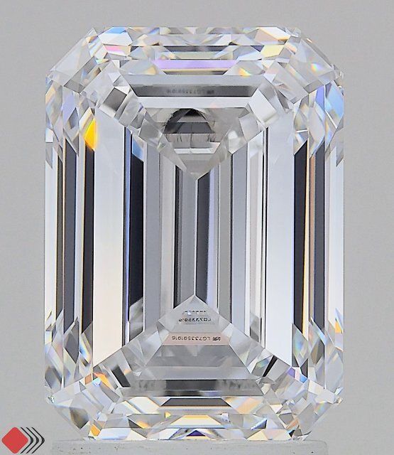 3.11 Carat D-IF Emerald Lab Diamond