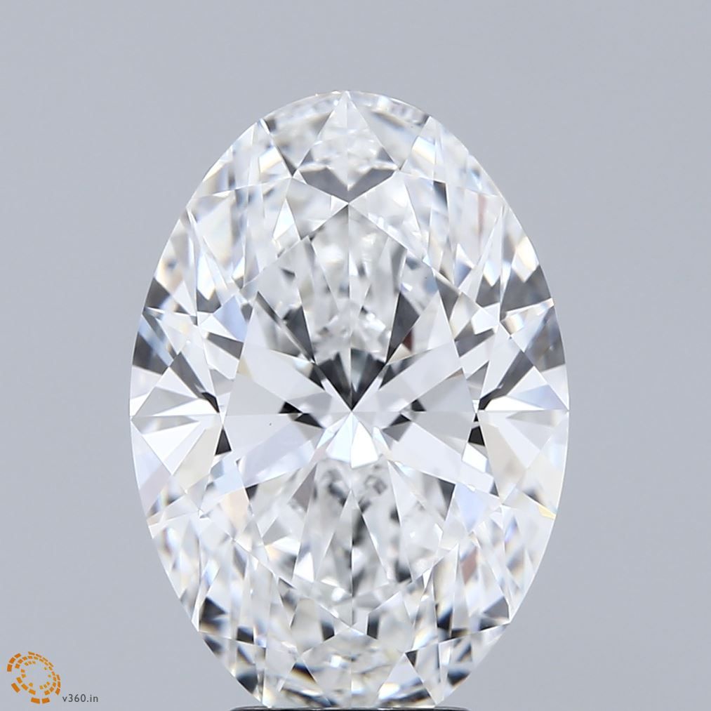 6.01 Carat E-VVS2 Oval Lab Diamond