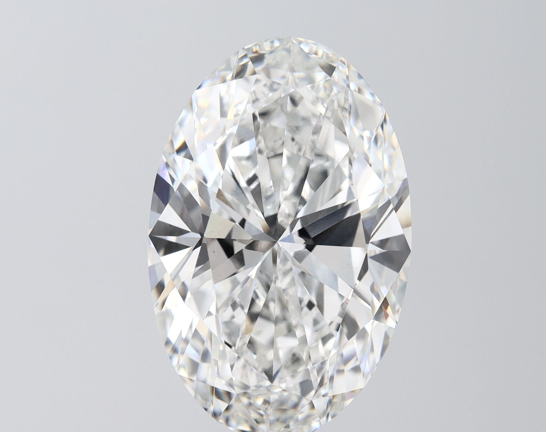 14.00 Carat E-VS1 Oval Lab Diamond