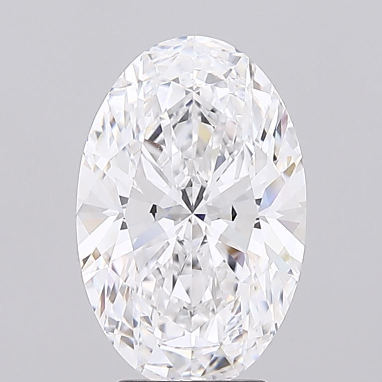 3.57 Carat D-IF Oval Lab Diamond