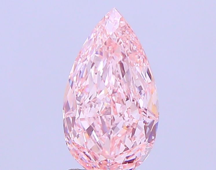 3.01 Carat Pear Cut Fancy Pink