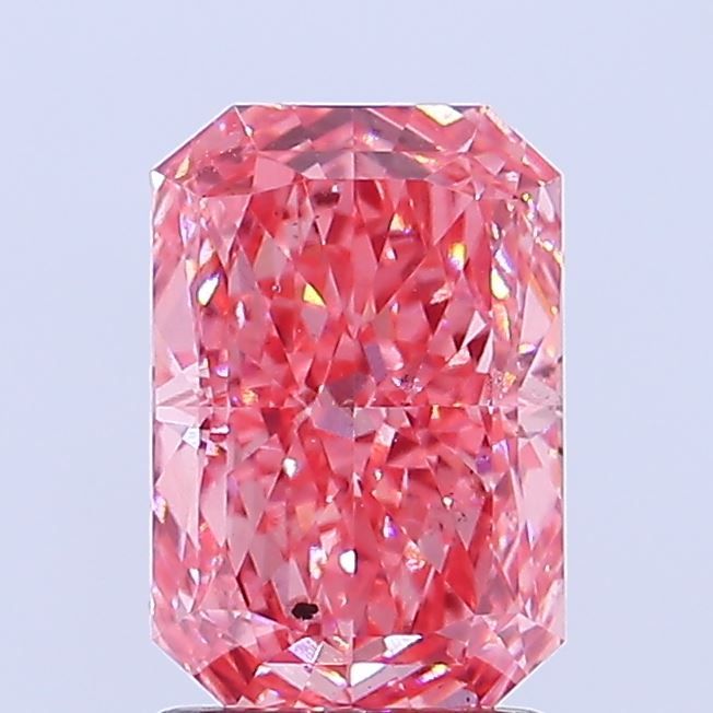 2.08 Carat Radiant Cut Fancy Pink