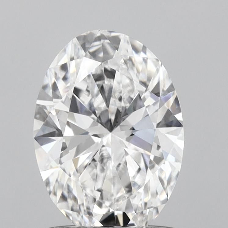 1.00 Carat D-IF Oval Lab Diamond