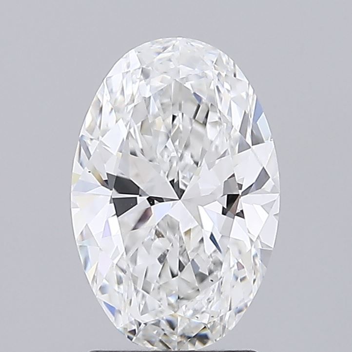 2.00 Carat F-VS1 Oval Lab Diamond