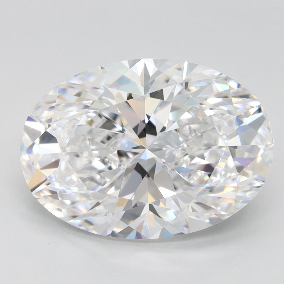 3.80 Carat D-IF Oval Lab Diamond