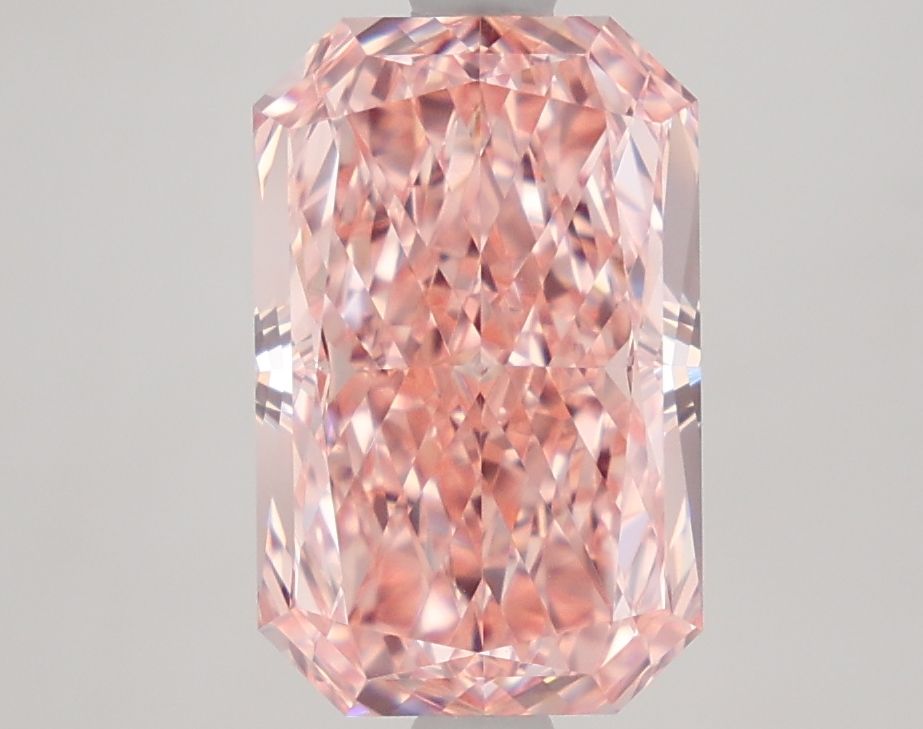 3.33 Carat Radiant Cut Fancy Pink