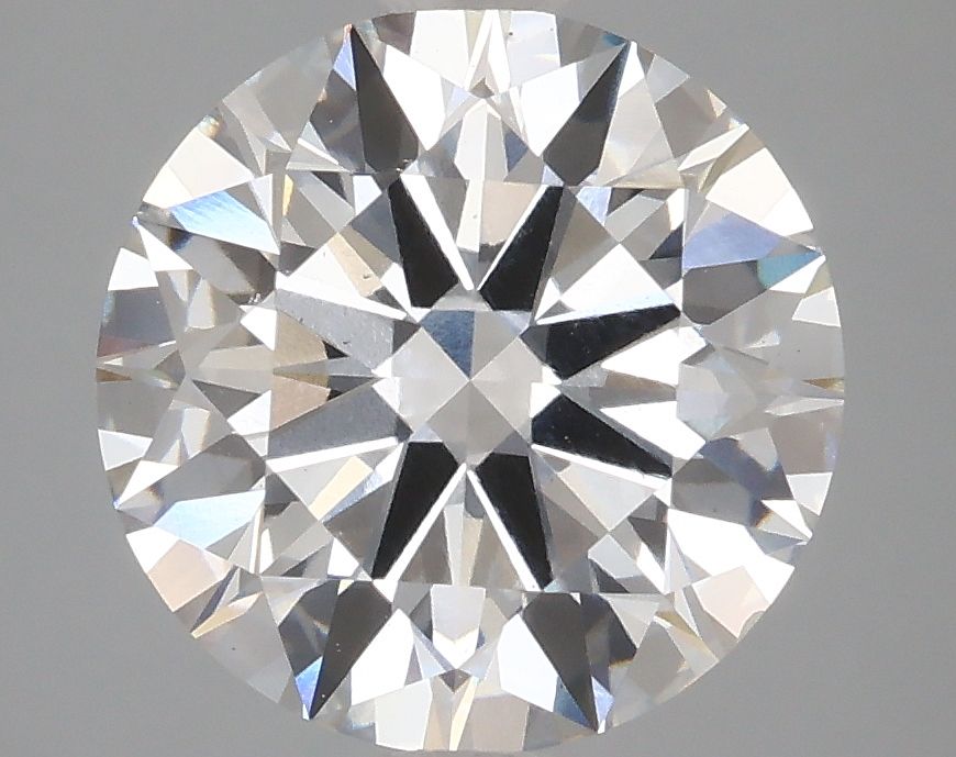 3.93 Carat F-VS2 Round Lab Diamond