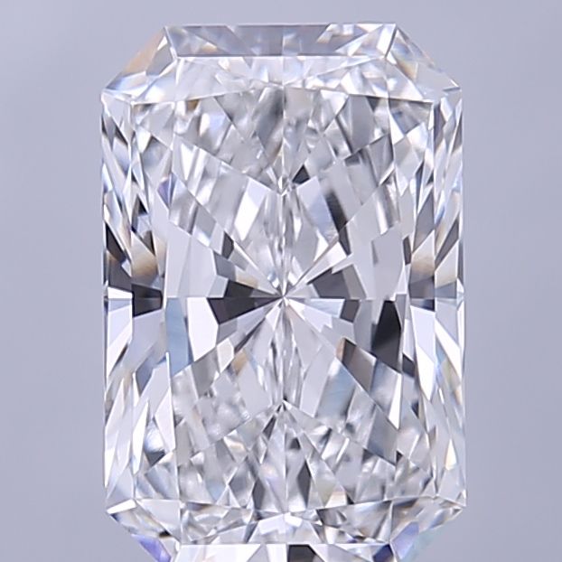 3.08 Carat D VVS1 Radiant Lab Diamond