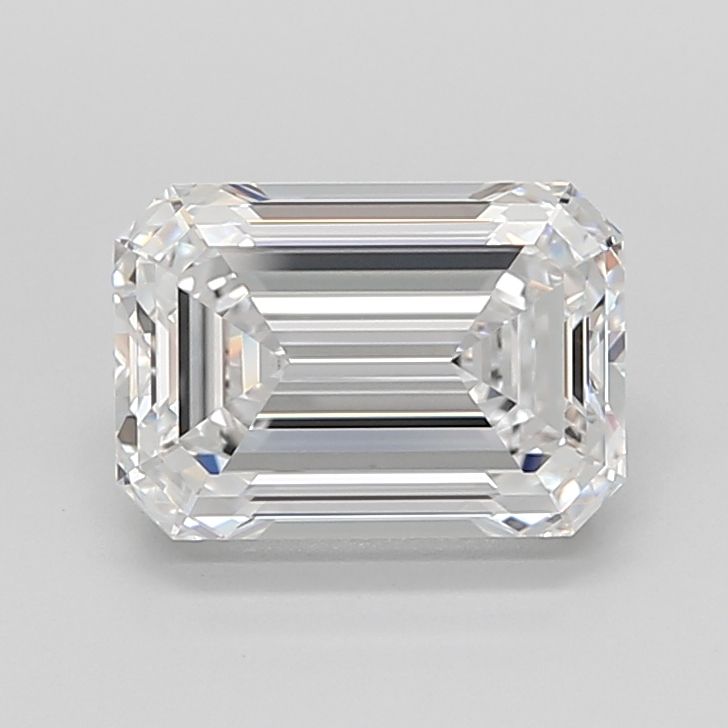 4.07 Carat F-VVS1 Emerald Lab Diamond