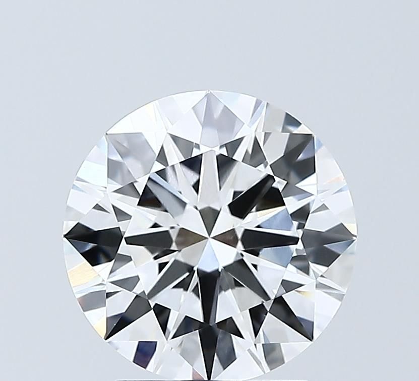 2.5 Carat D-VVS2 Round Lab Diamond