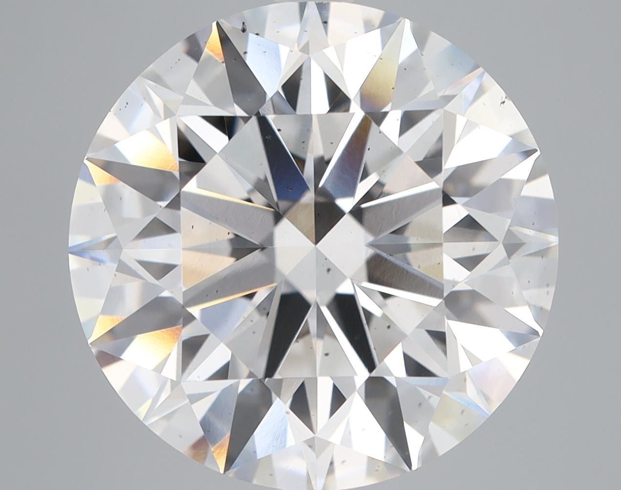10.11 Carat F-SI1 Round Lab Diamond