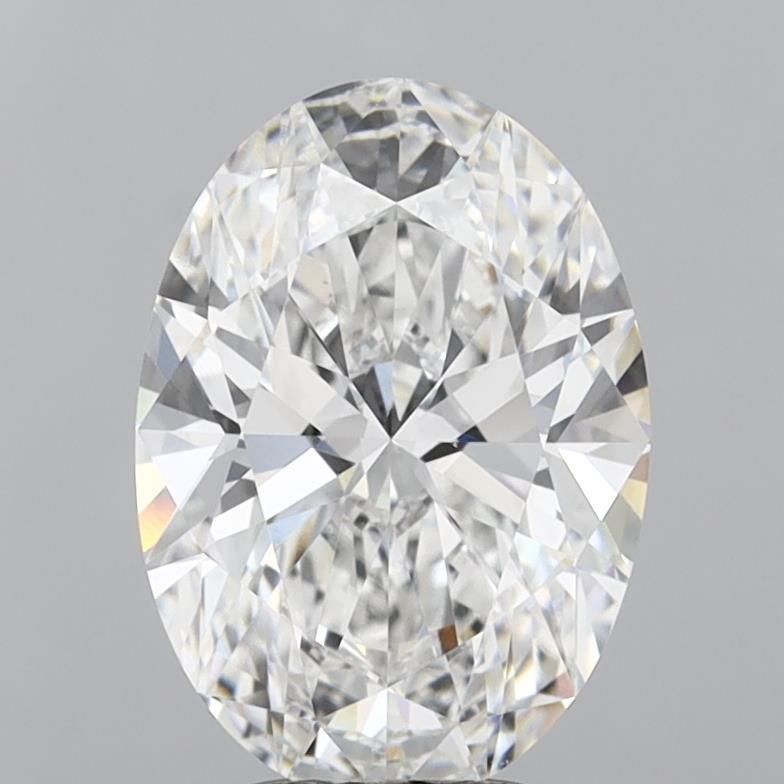 4.04 Carat E-VVS2 Oval Lab Diamond