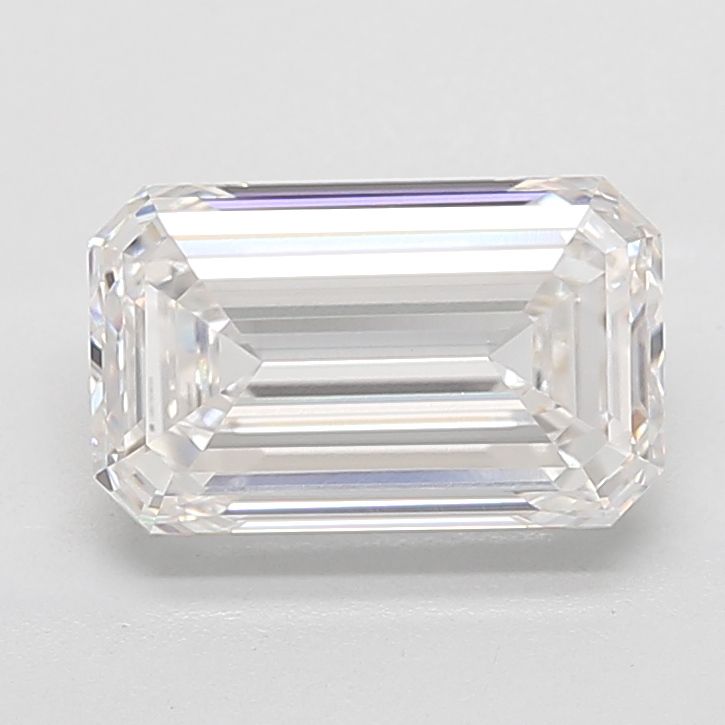 4.53 Carat F-VVS2 Emerald Lab Diamond