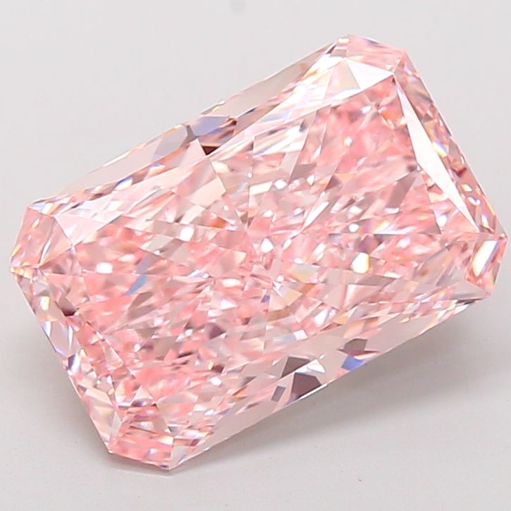 8.10 Carat Radiant Cut Fancy Pink