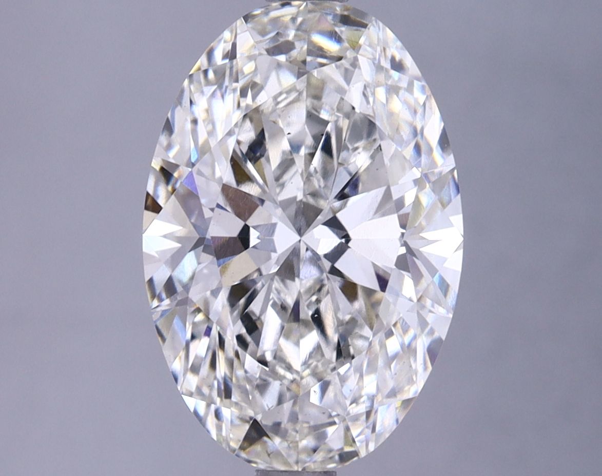 3.53 Carat G-VS2 Oval Lab Diamond