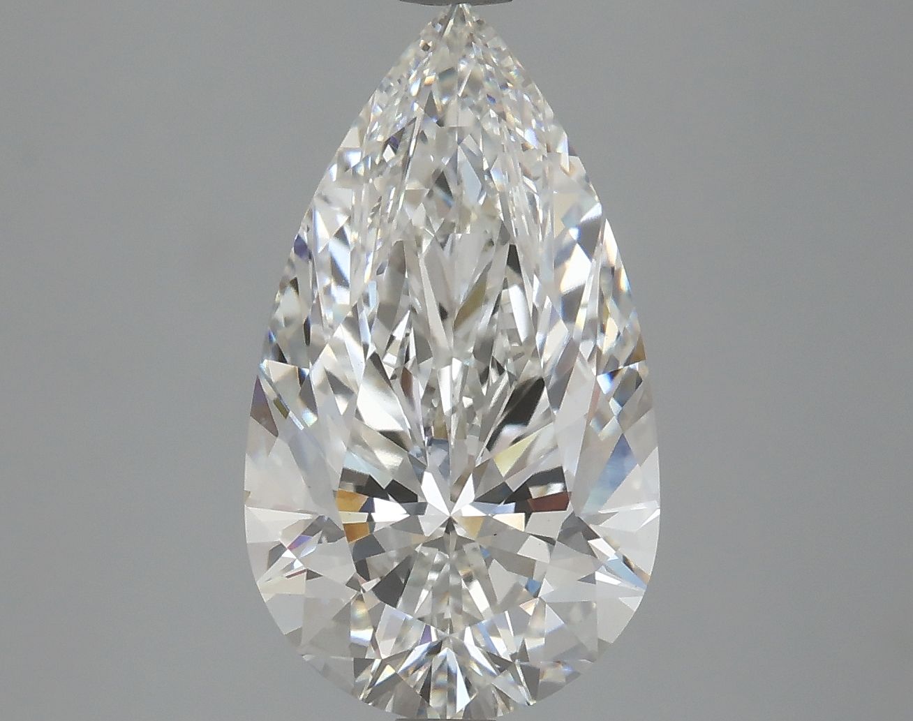 4.08 Carat G-VS1 Pear Lab Diamond