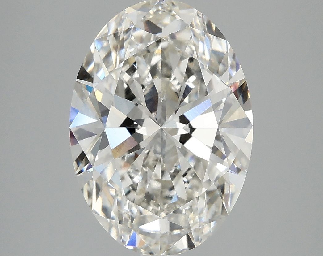 3.77 Carat H-VVS2 Oval Lab Diamond