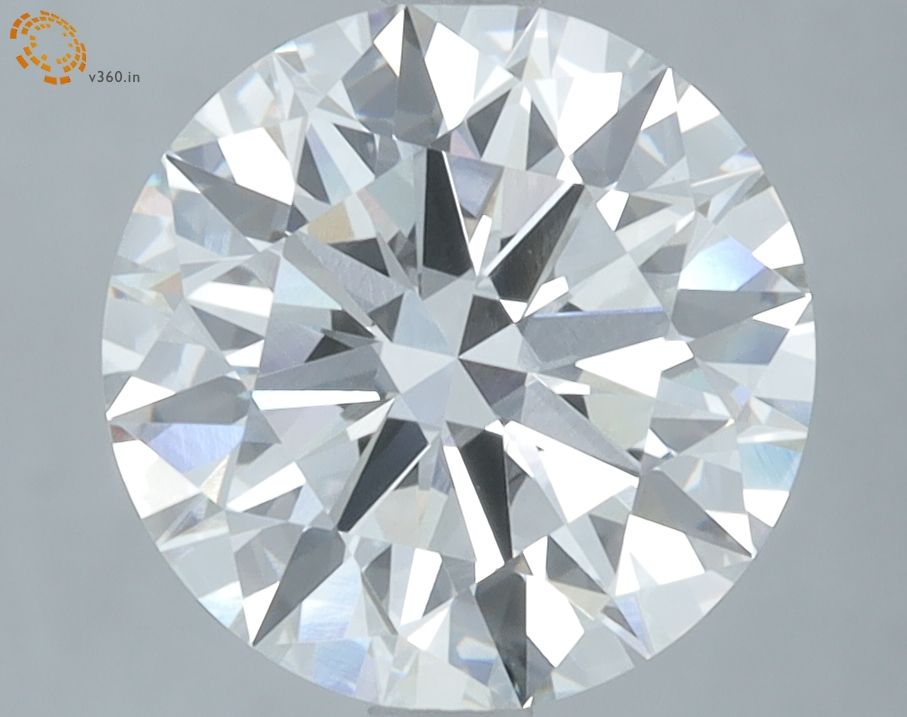 3.51 Carat F-VVS2 Round Lab Diamond