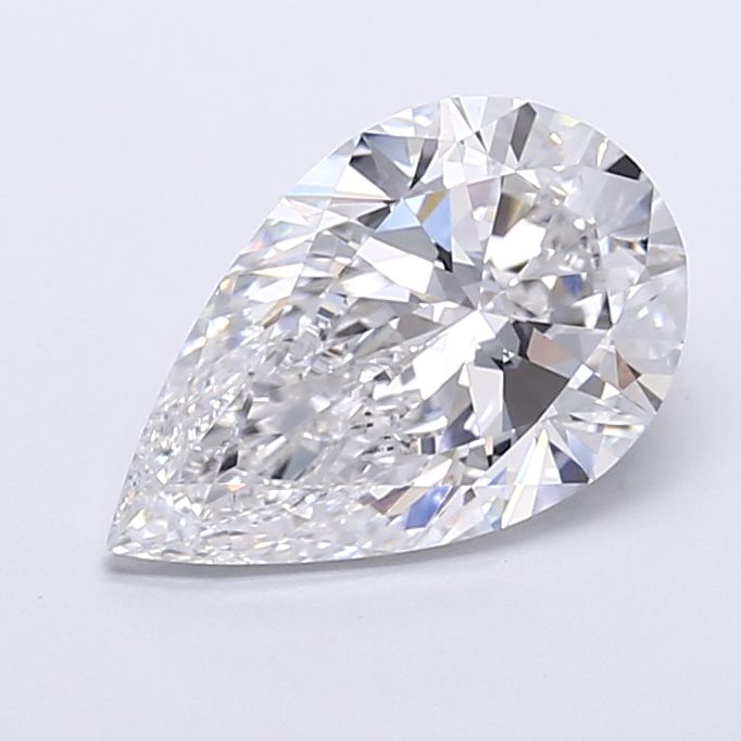 2.99 Carat E-VS1 Pear Lab Diamond