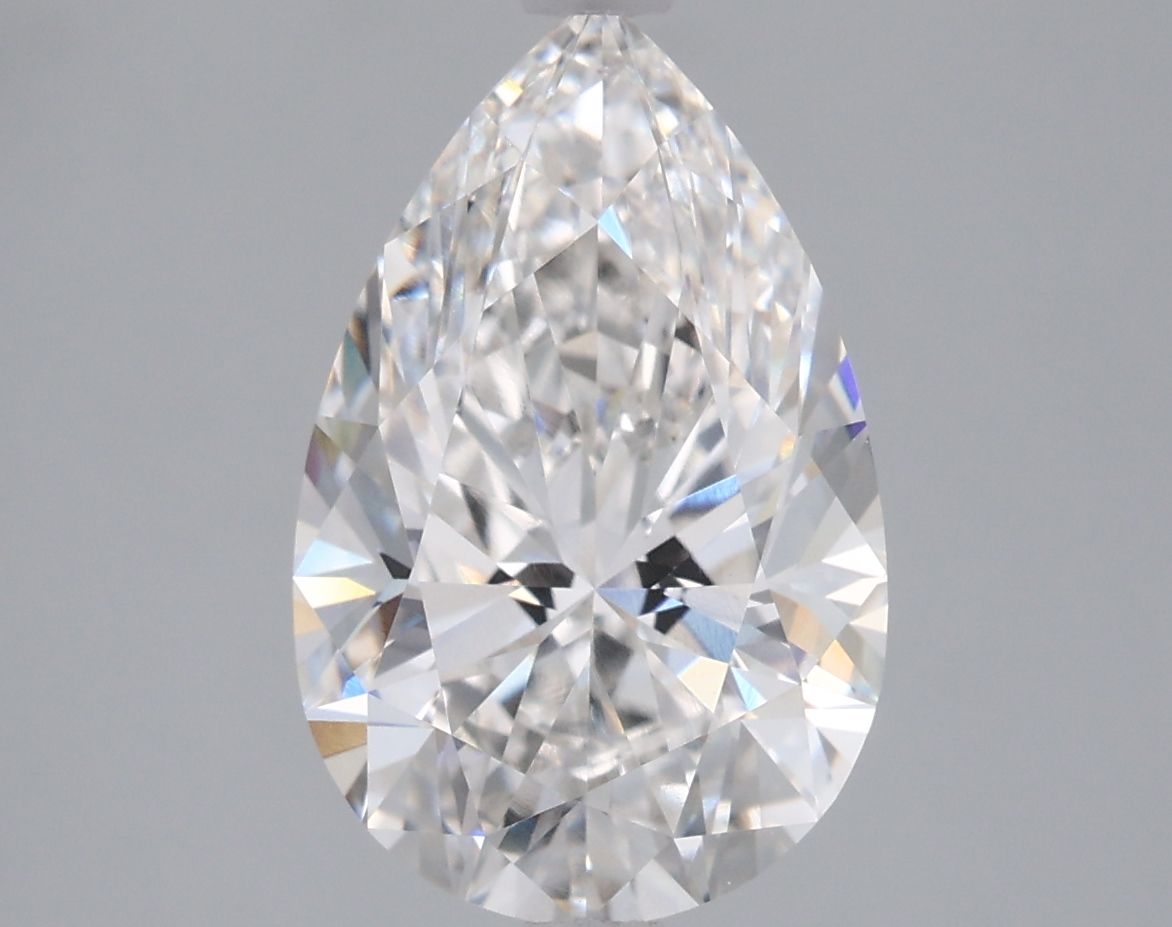 3.03 Carat F-VVS2 Pear Lab Diamond