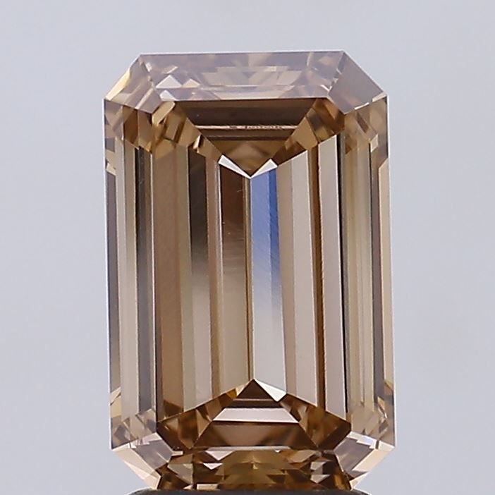 2.36 Carat Emerald Cut Fancy Brown